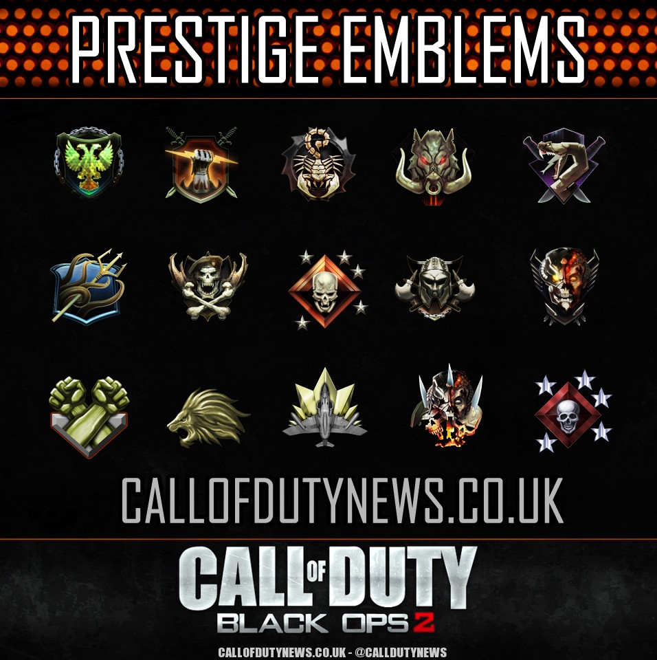 Black Ops Prestige Emblems Zombie League
