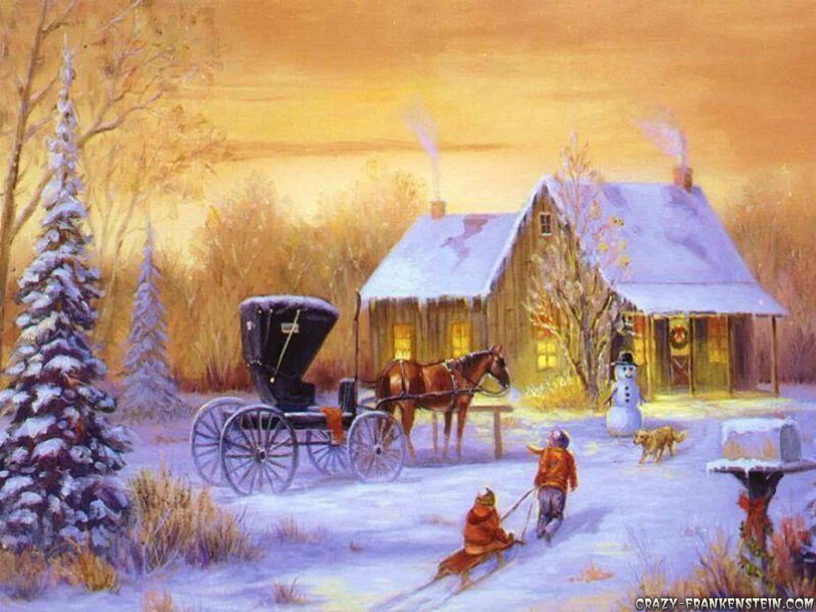 Cowboy Christmas Wallpaper