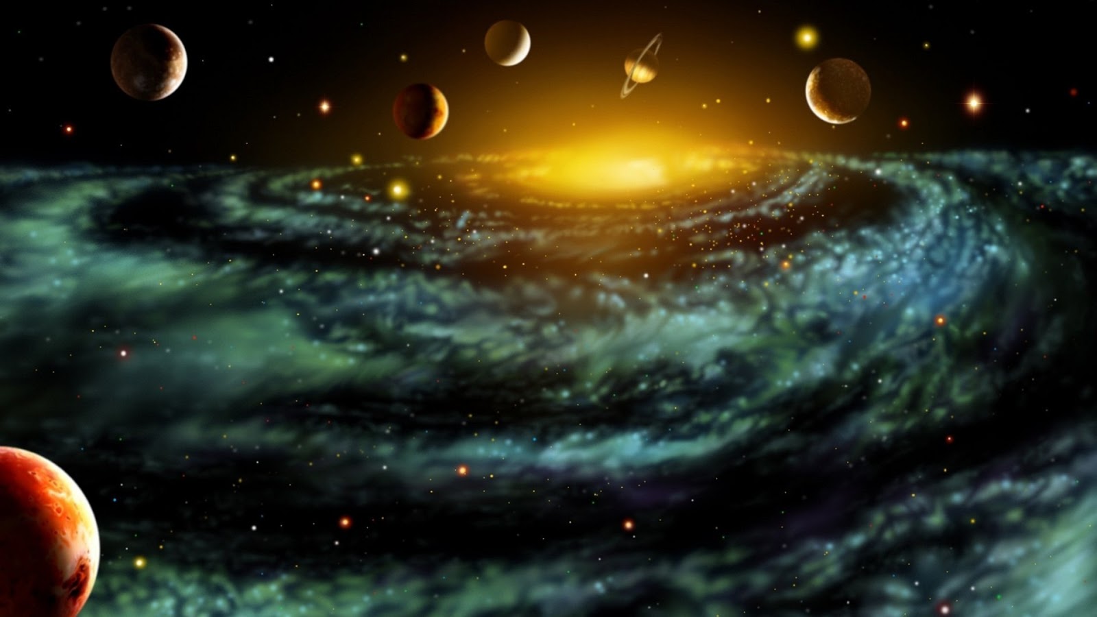 In Space Collection HD Wallpaper For Desktop Beautiful