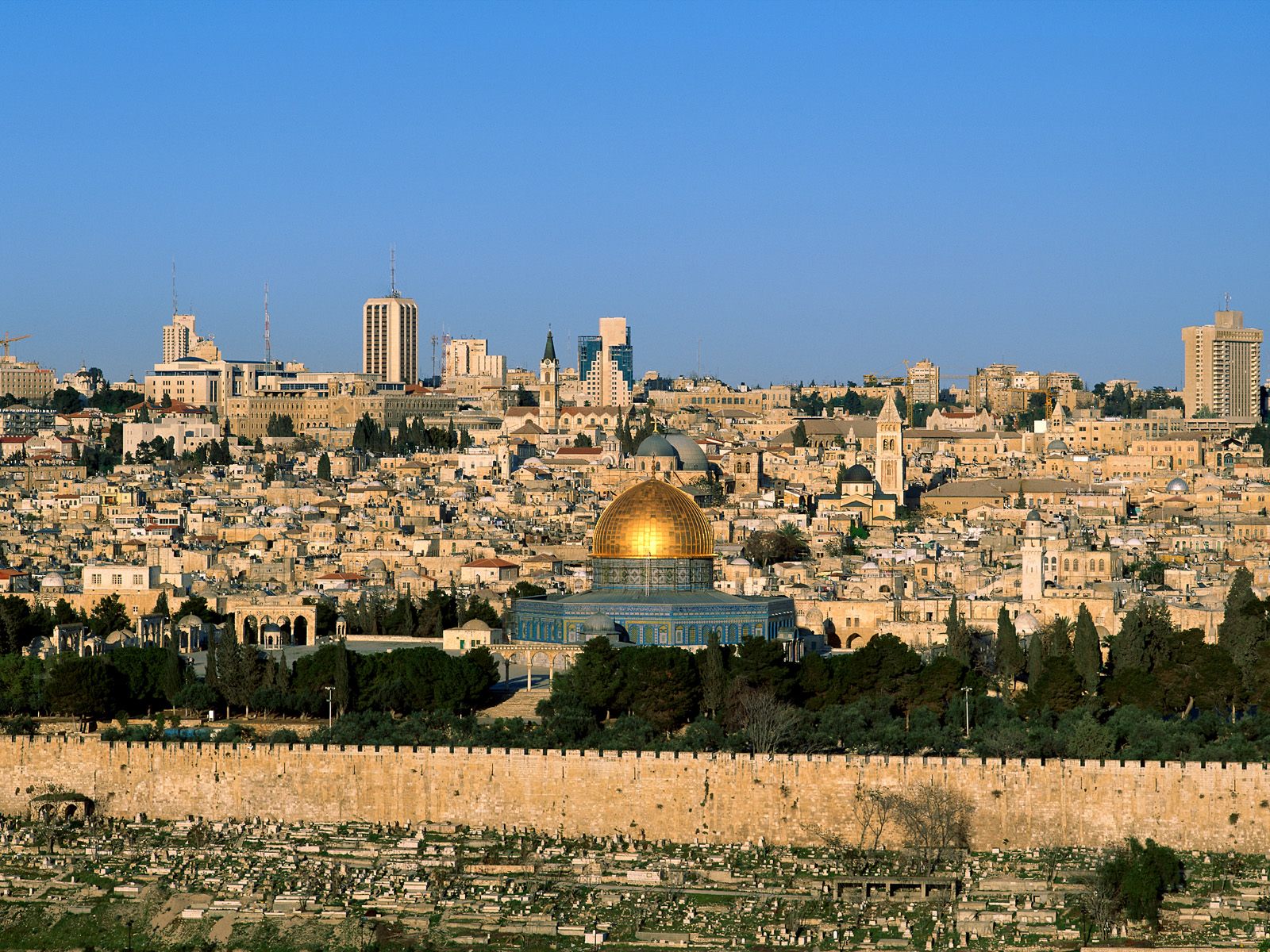Jerusalem Israel Landscape Wallpaper