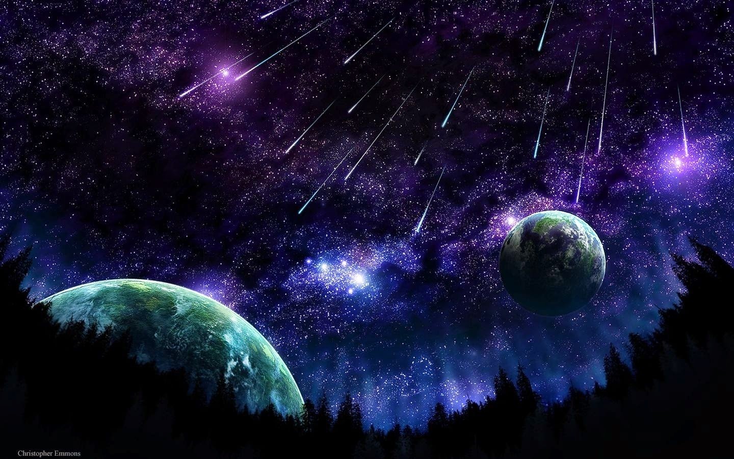 Trippy Space Wallpaper On