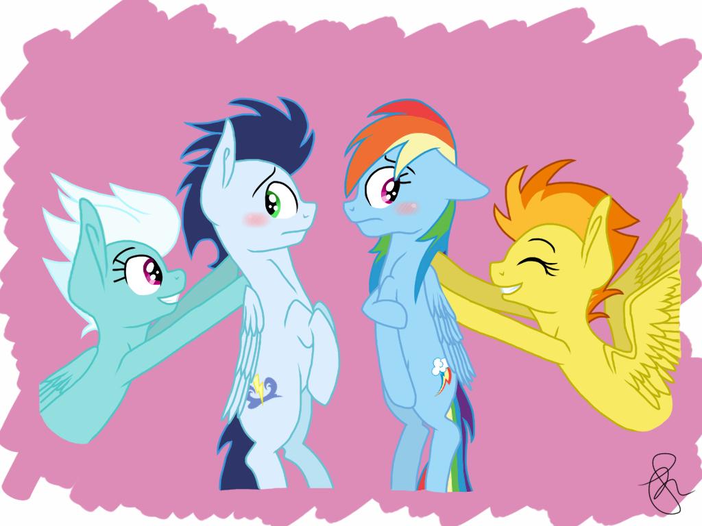 Spitfire And Fleetfoot Ship Soarindash By Ilaria122