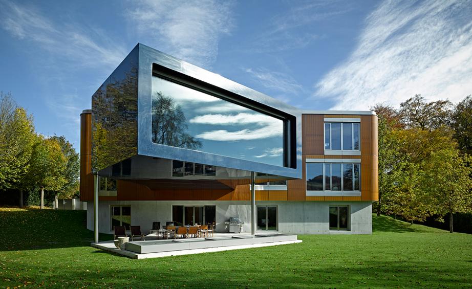 Carbon Fibre House Inspired By Prefab Homes Wallpaper
