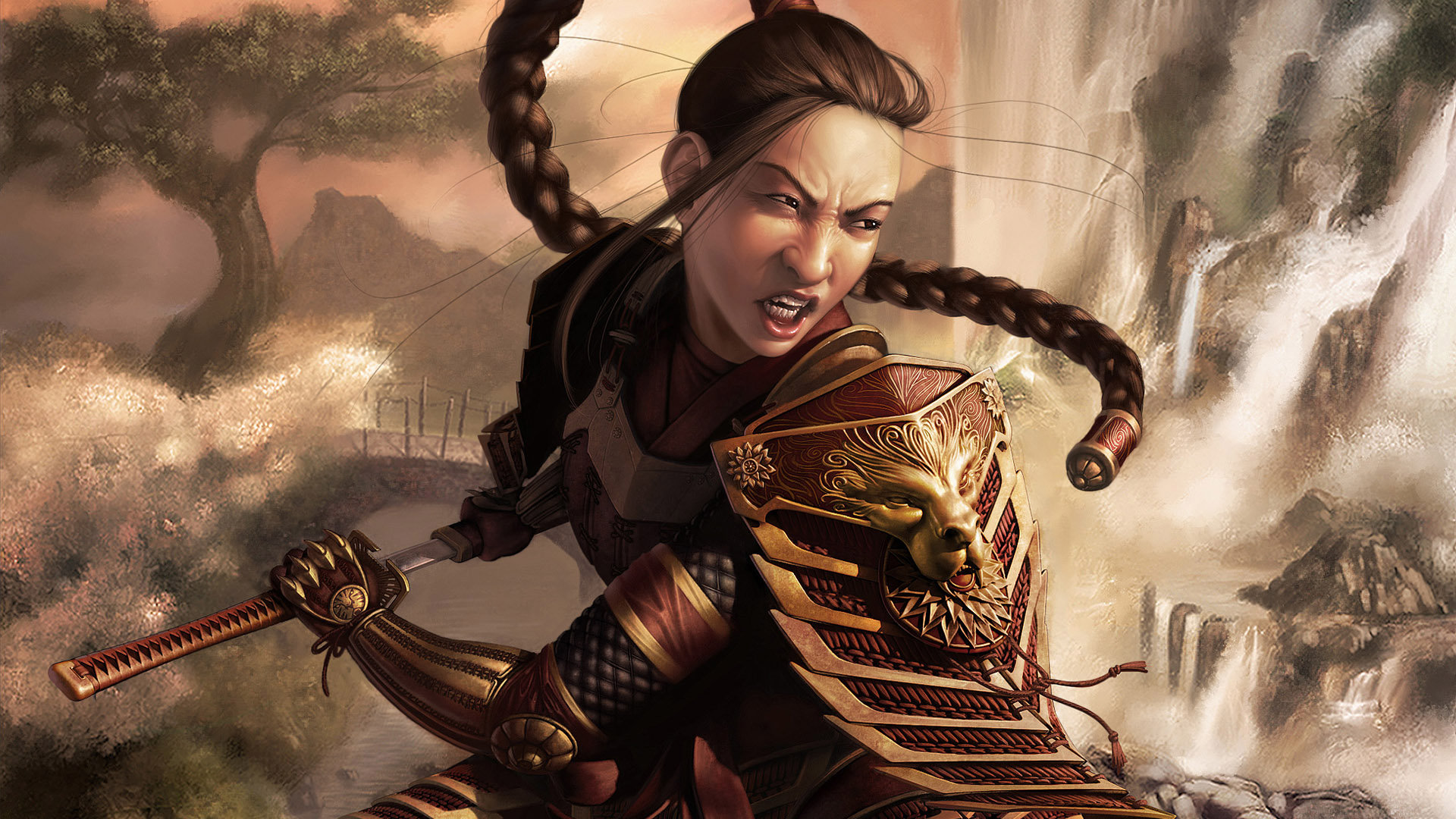 Women Fighters In Reasonable Armor Samurai Girl Warrior Faction