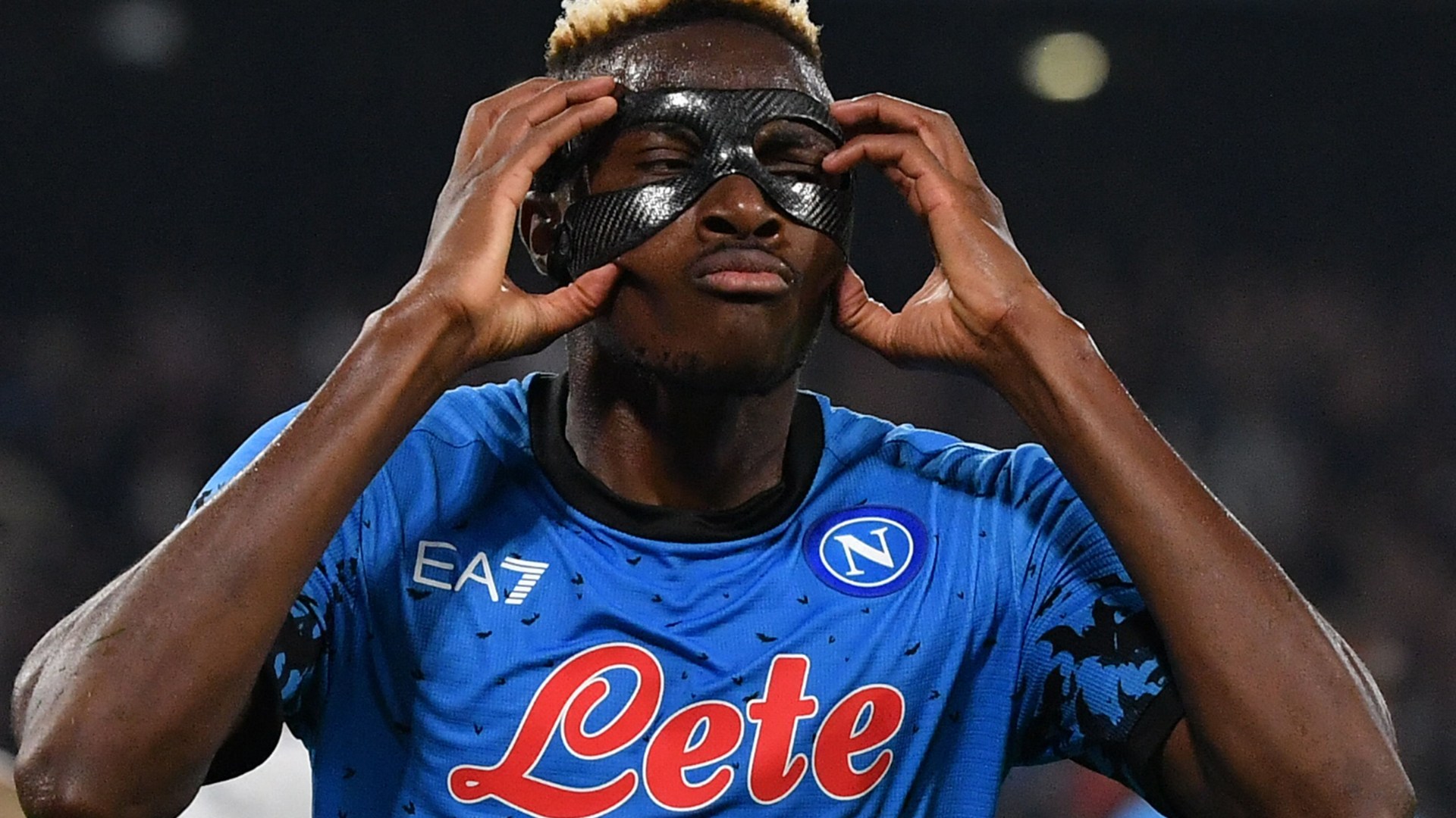 Why Does Napoli Striker Victor Osimhen Wear A Mask Wallpaper