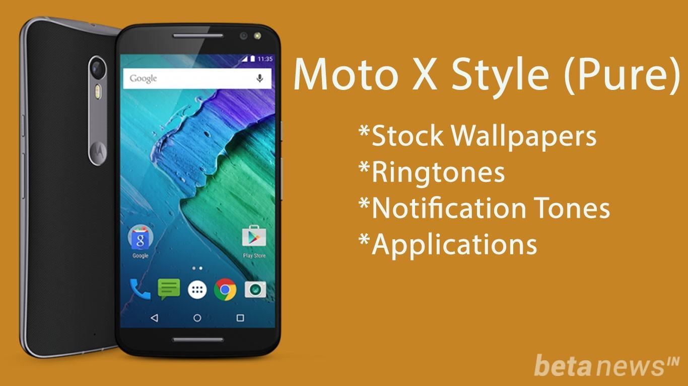 Moto X Style Pure Stock Wallpaper Ringtones Apps