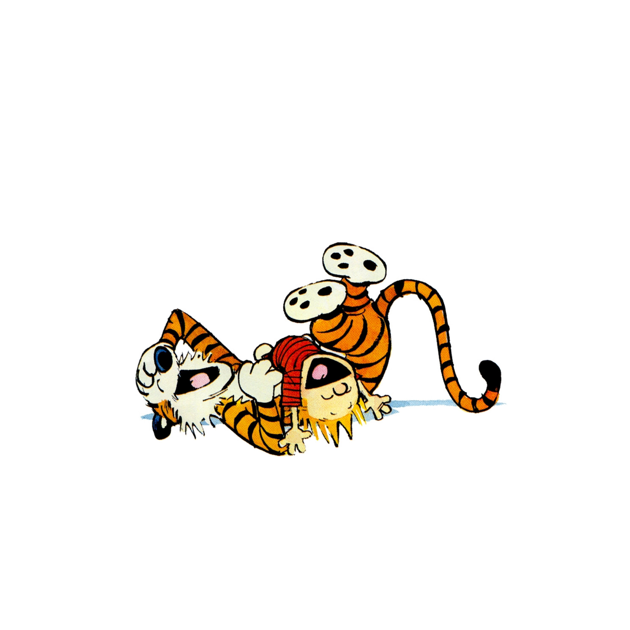 Calvin And Hobbes So Fun Parallax HD iPhone iPad Wallpaper