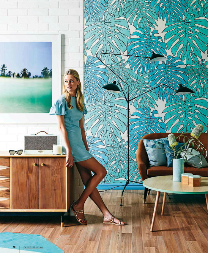 Wallpaper We Re Loving Right Now Tropical Palm