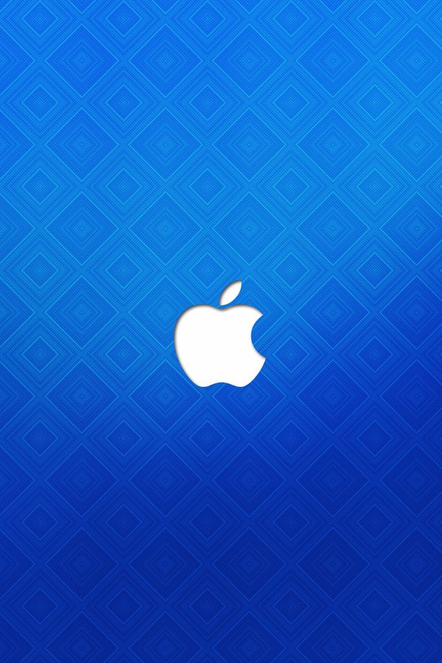 Blue Apple Wallpaper For iPhone