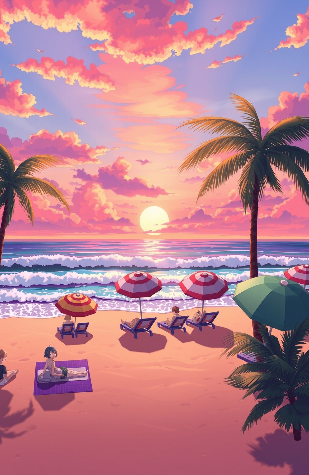 Anime Beach Wallpaper