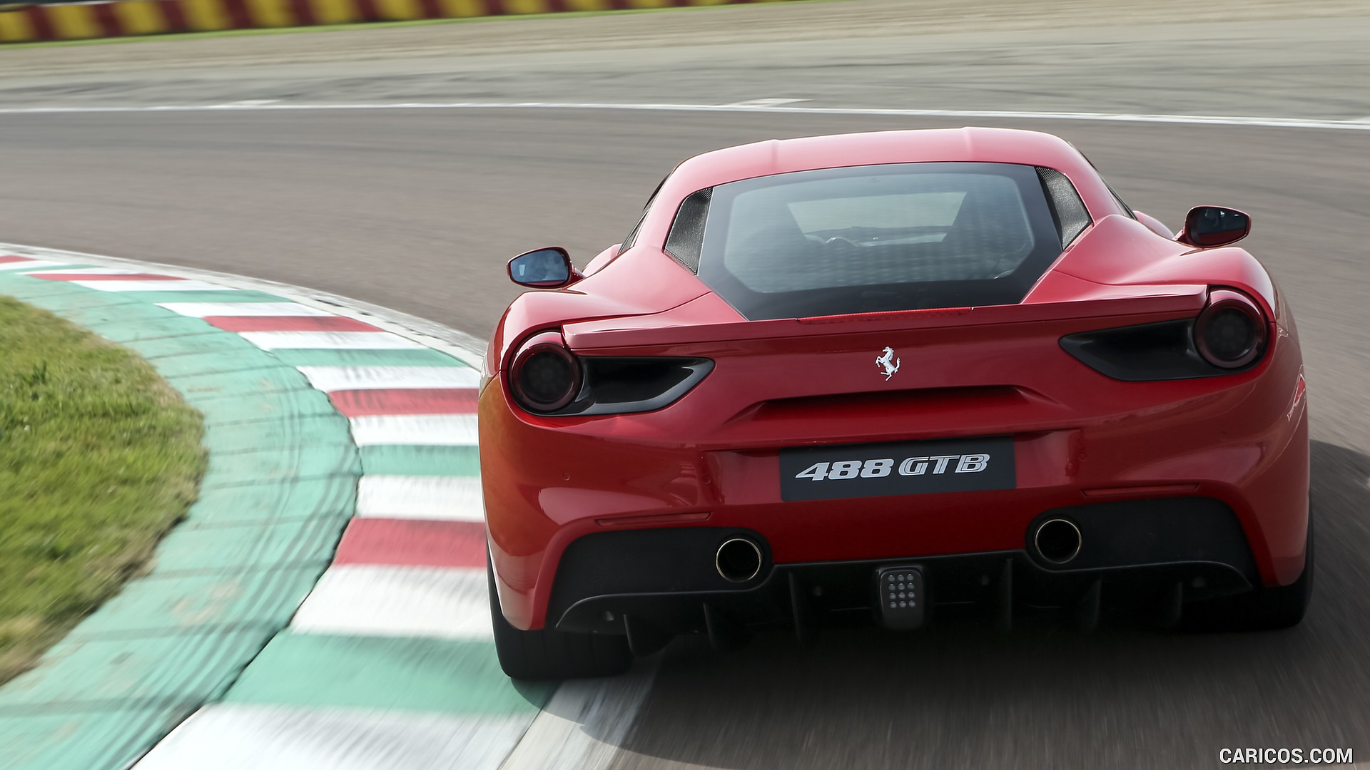 Ferrari Gtb Rear HD Wallpaper