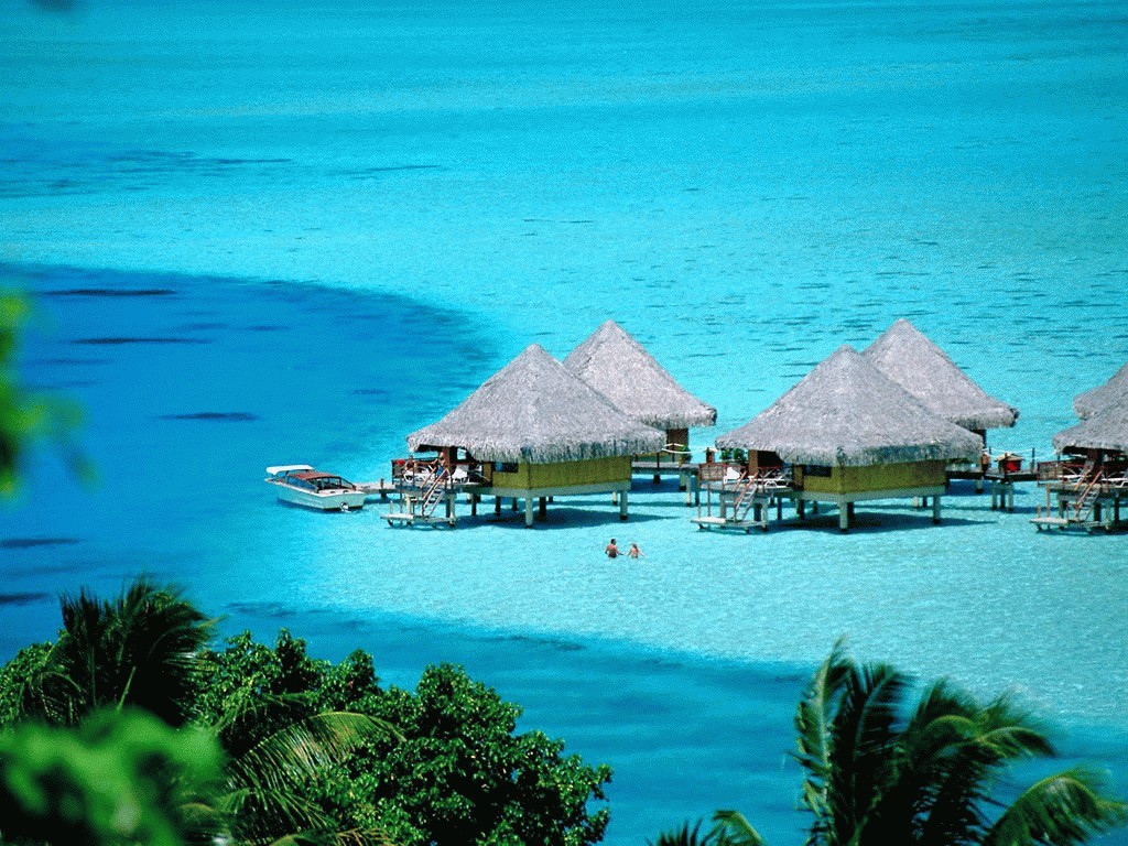 Bora Island Tahiti French Polynesia Desktop Wallpaper And