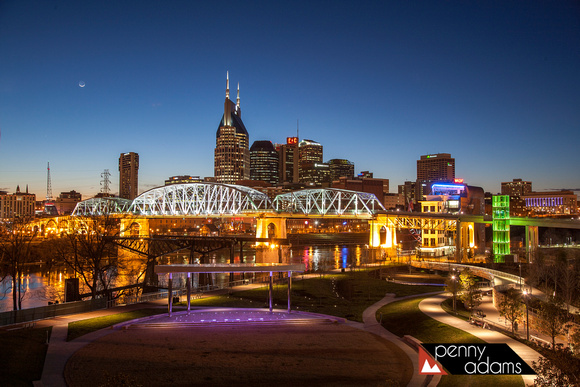 Penny Adams Photography Tennessee Downtown Nashville From The