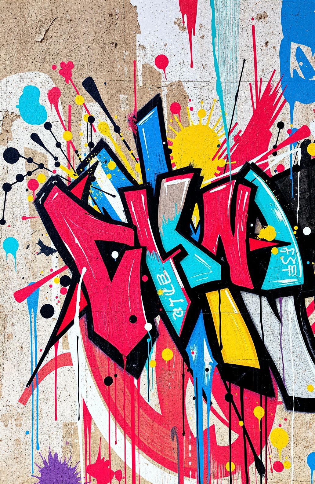 Abstract Graffiti Wallpaper