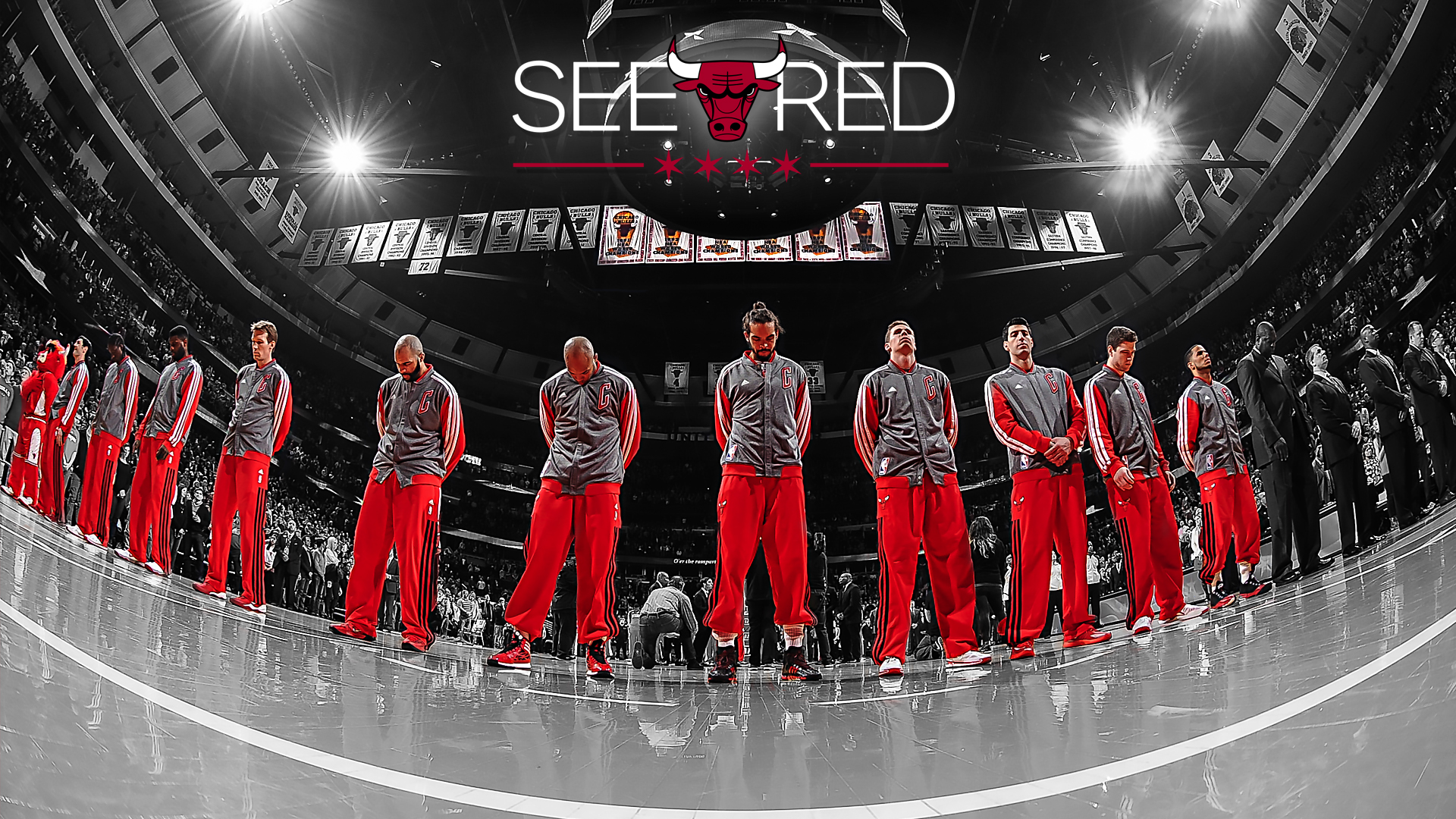 SEE RED Chicago Bulls Playoffs