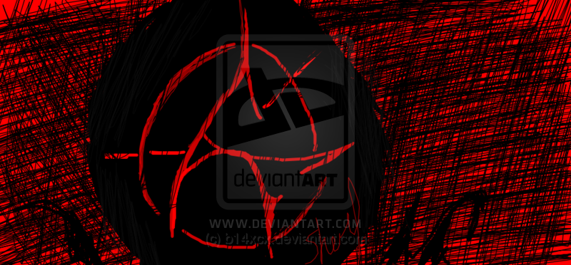 Red Anarchy Symbol Wallpaper Anarchist symbol by b14xcx