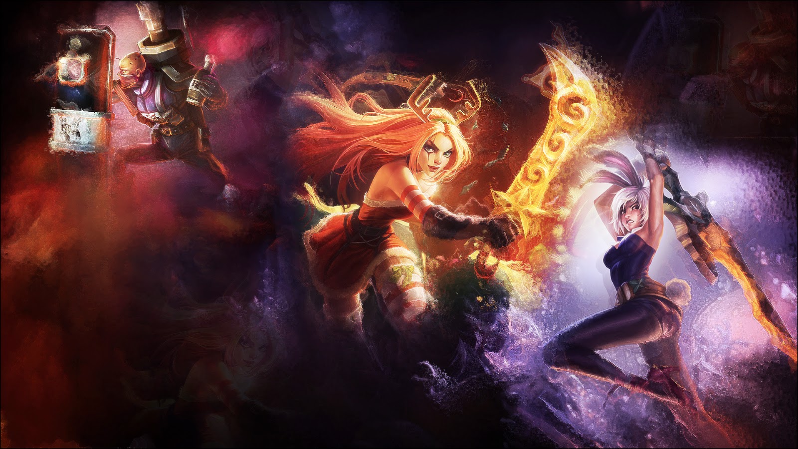 Riven League Of Legends Wallpaper Desktop