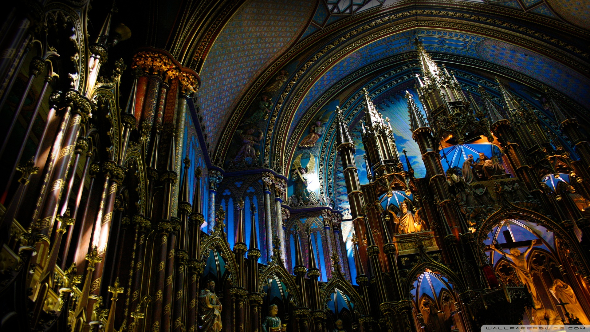 Notre Dame Basilica Montreal Wallpaper
