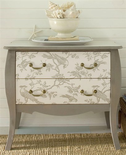 How To Put Wallpaper On Furniture