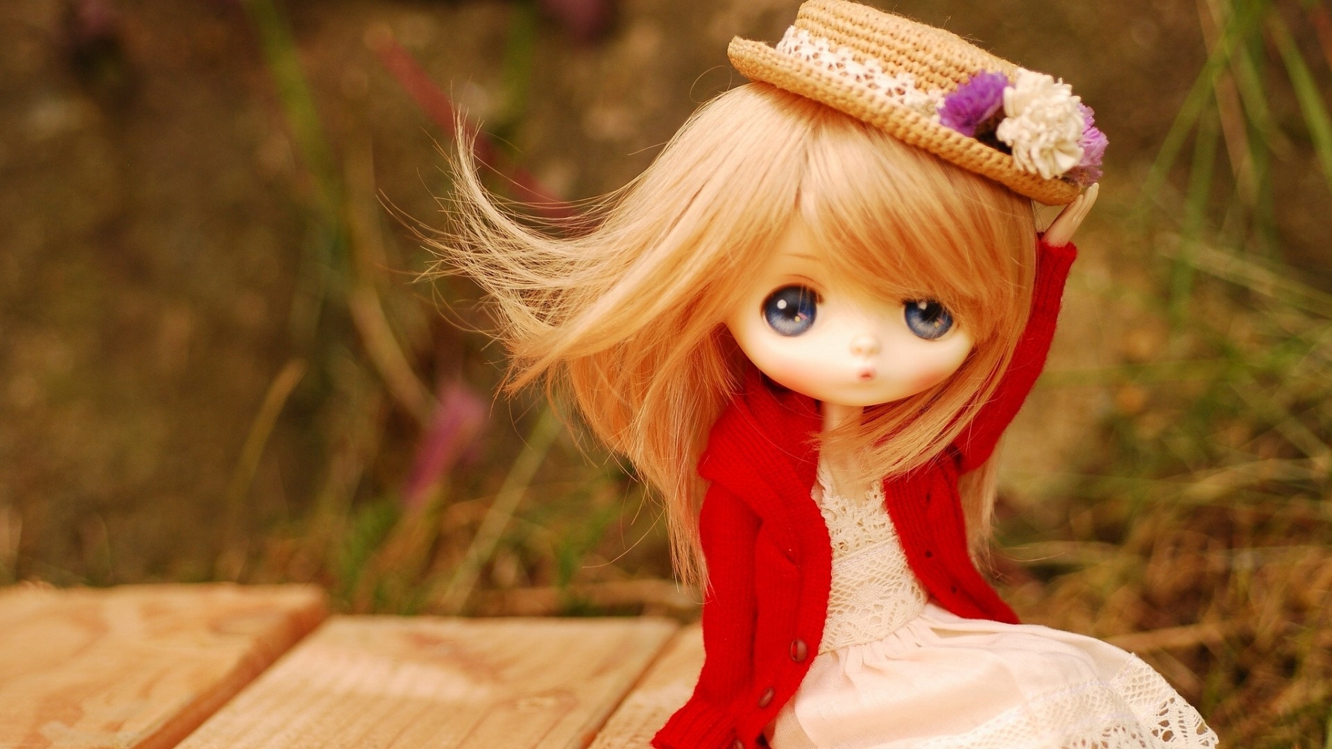 Cute Little Doll Wallpaper X HD