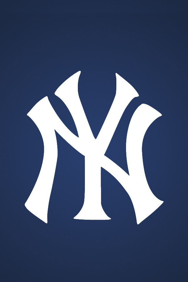 Free Download New York Yankees Logos Wallpaper For Iphone Download Free [640x960] For Your