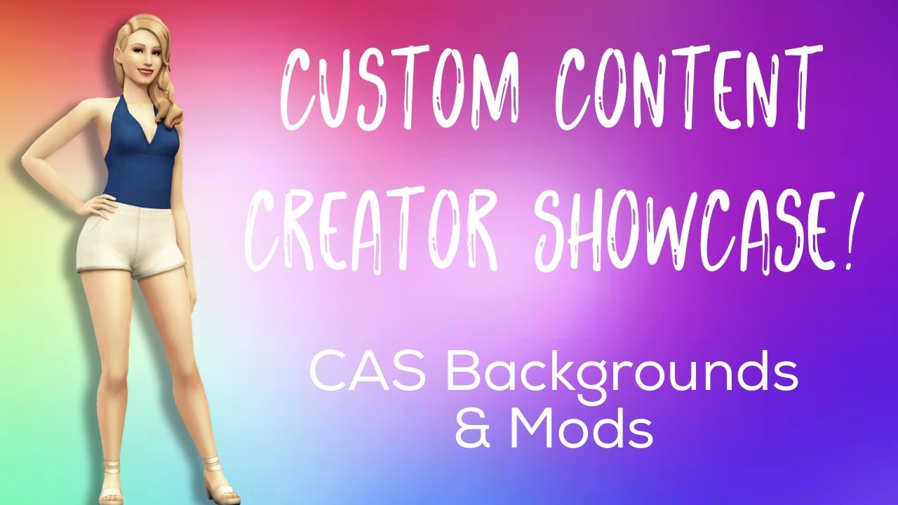 Sims Custom Content Creator Showcase Cas Background