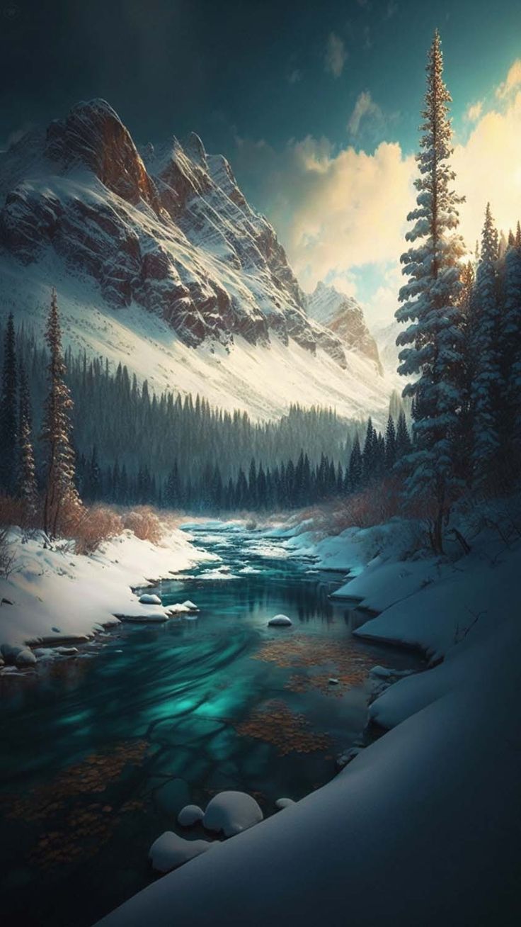 Serene Forest Landscape Wallpaper