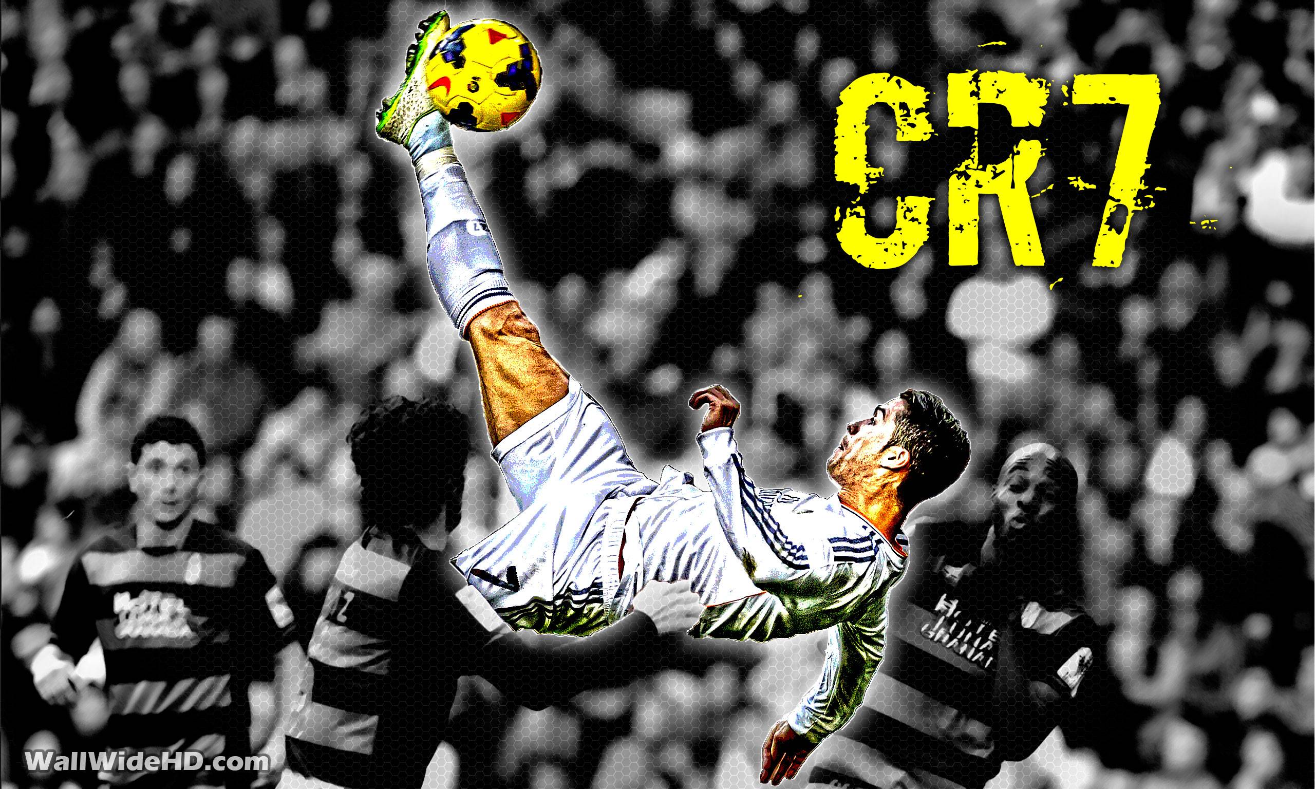 Cr7 Real Madrid Overhead Kick Wallpaper Wide Or HD Artistic
