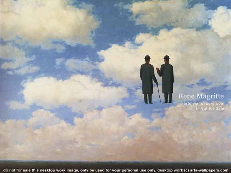 Rene Magritte Painting Wallpaper Print Pictures