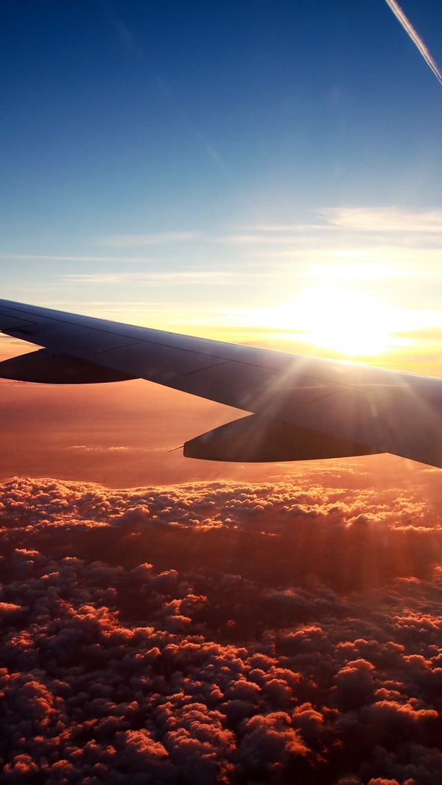 iPhone X Plane HD Image Wallpaper
