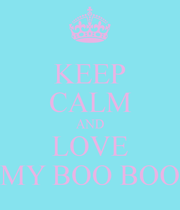 Keep Calm And Love My Boo Carry On Image Generator