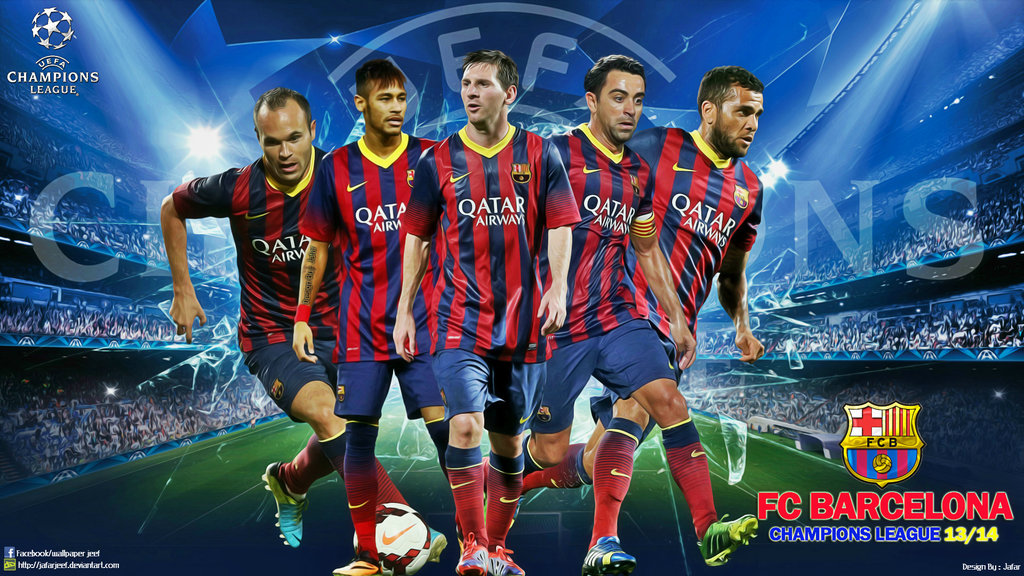 Fc Barcelona Champions League Wallpaper By Jafarjeef