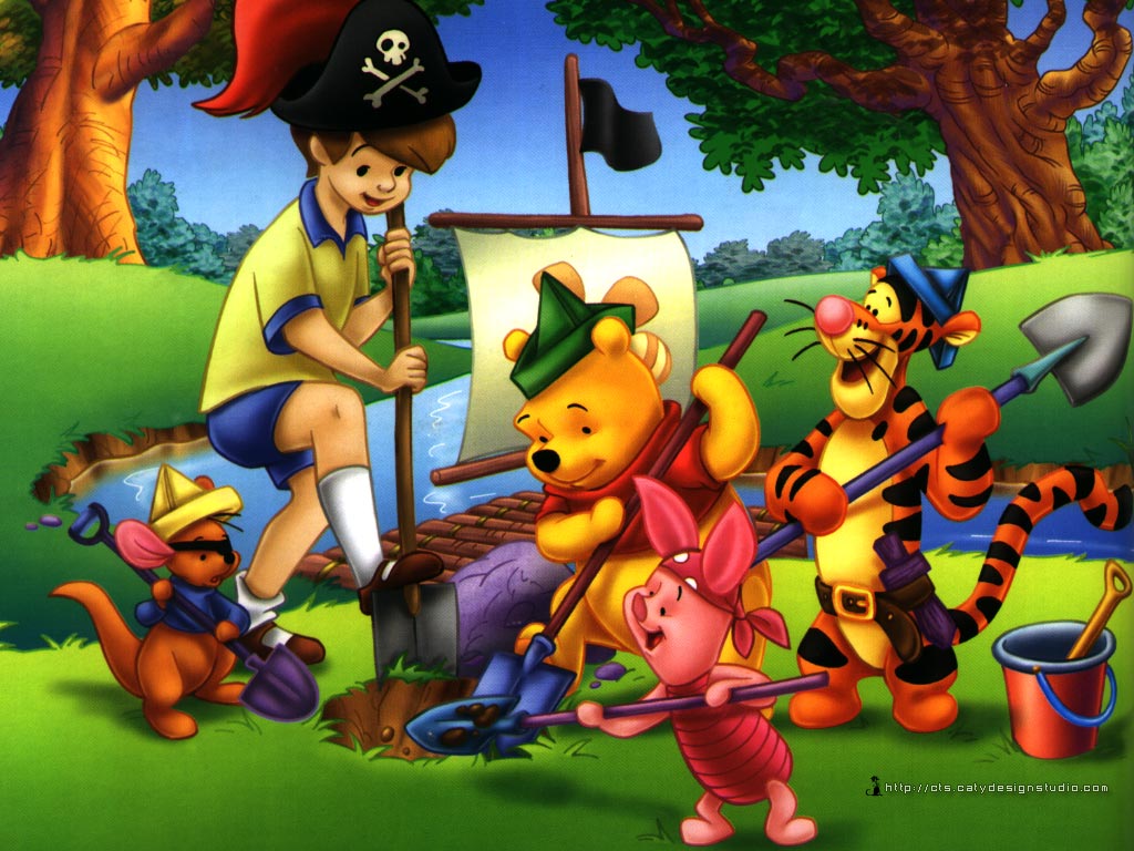 Winnie The Pooh And Friends Dressed As Pirates Jpg