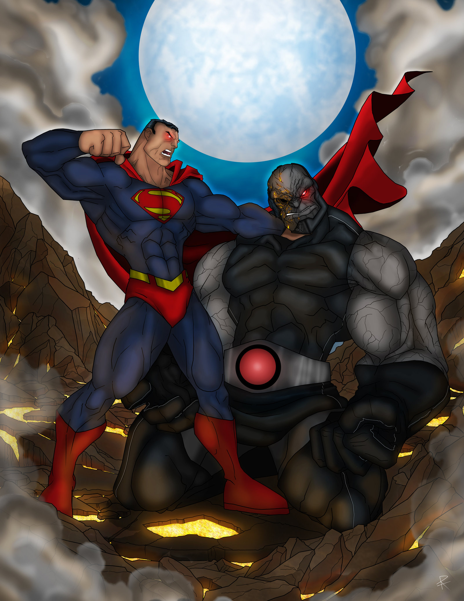 Superman Vs Darkseid Wallpaper By
