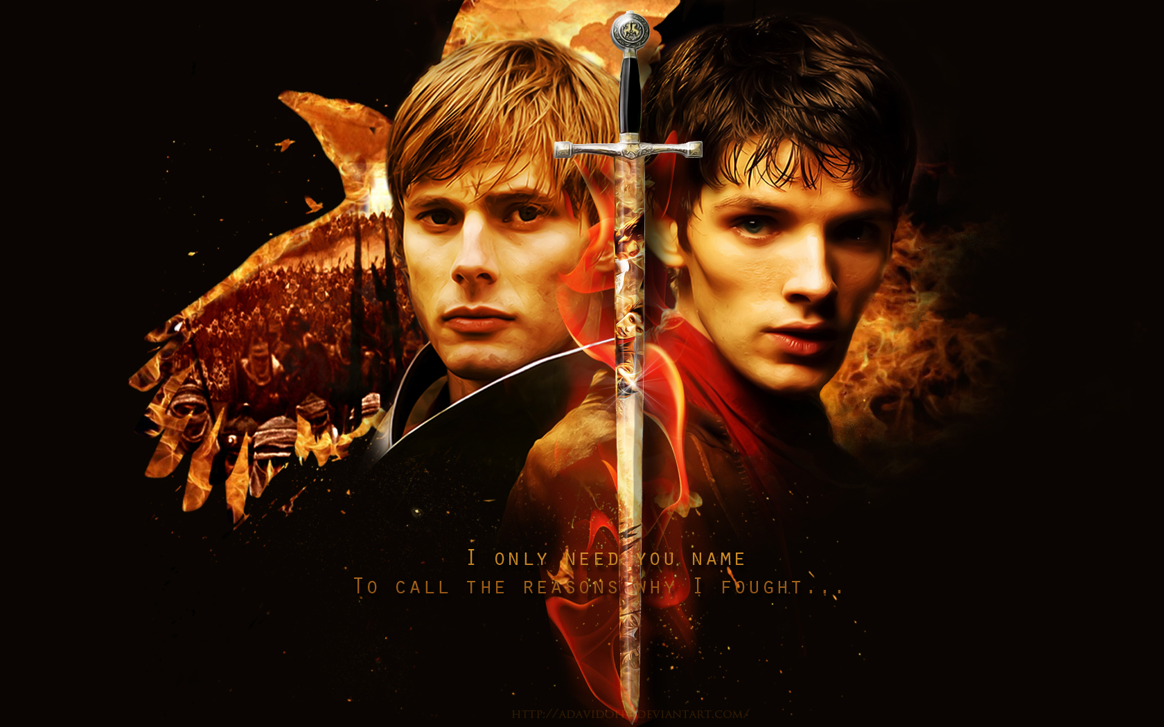 Arthur And Merlin Wallpaper