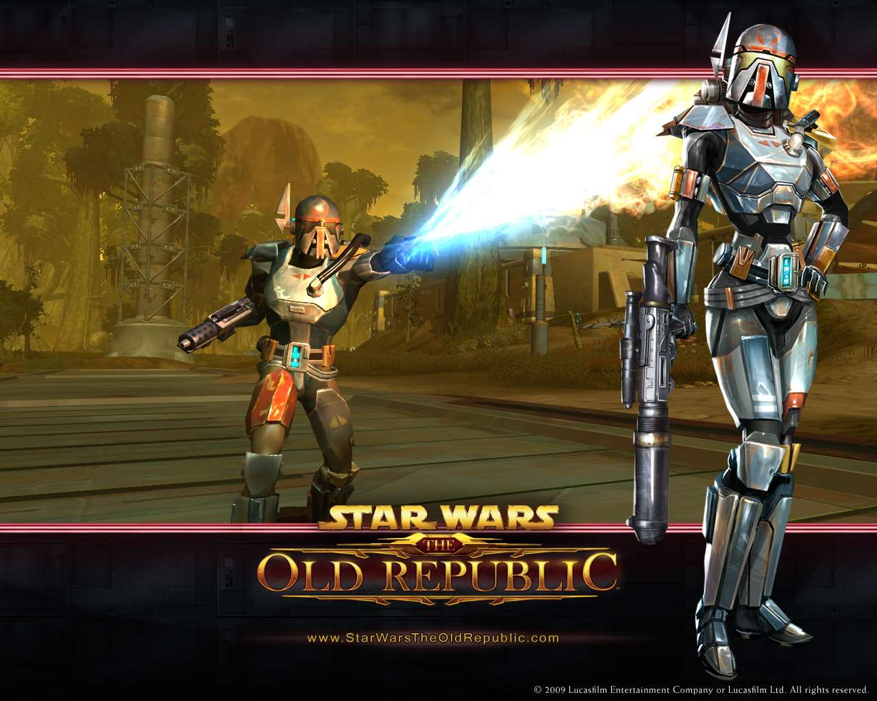 Official Star Wars The Old Republic Wallpaper Bounty Hunter