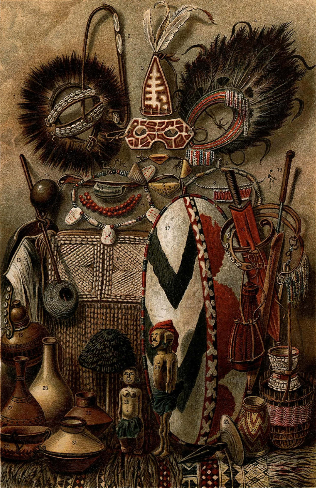 Celebrating African Traditions And Cultures Wallpaper