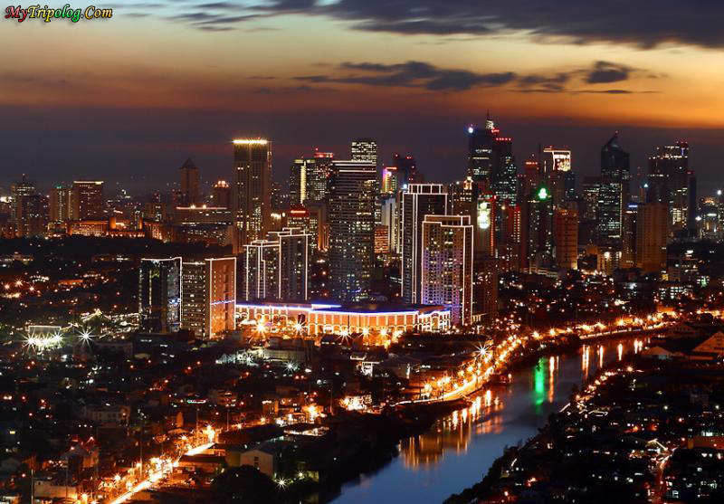 Manila At Night Wallpaper Philippines