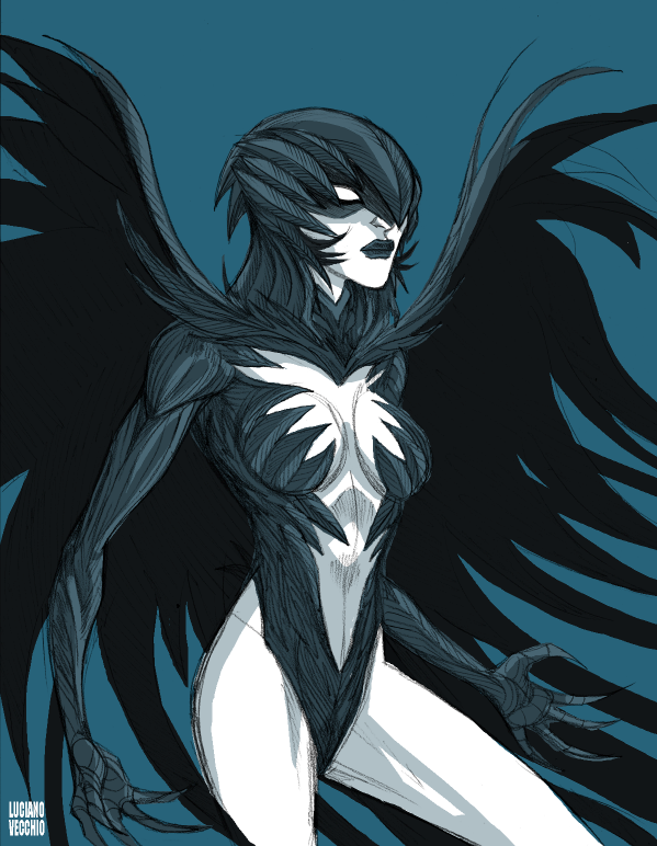 New 52 Raven by LucianoVecchio on