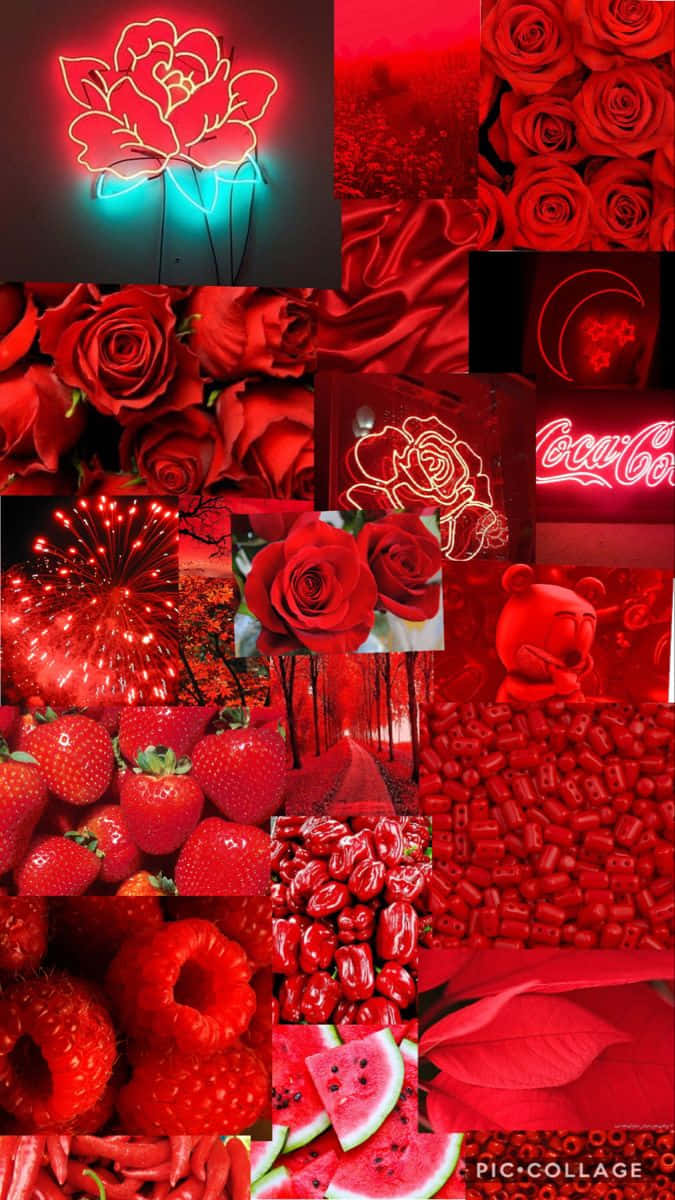 Red Cute Aesthetic Wallpaper