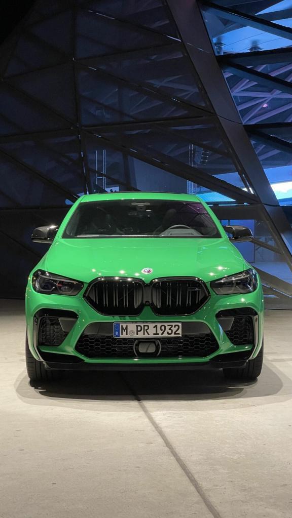 Check out the BMW X6 M in Signal Green colour BMWSG BMW
