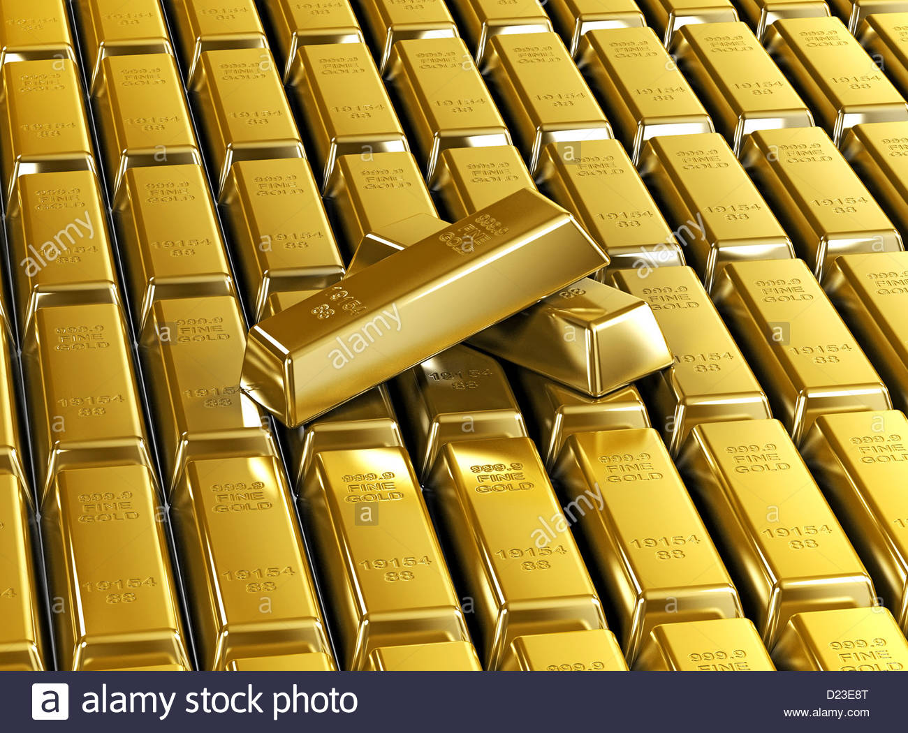 3d Gold Bars Background Wallpaper Luxury Metal