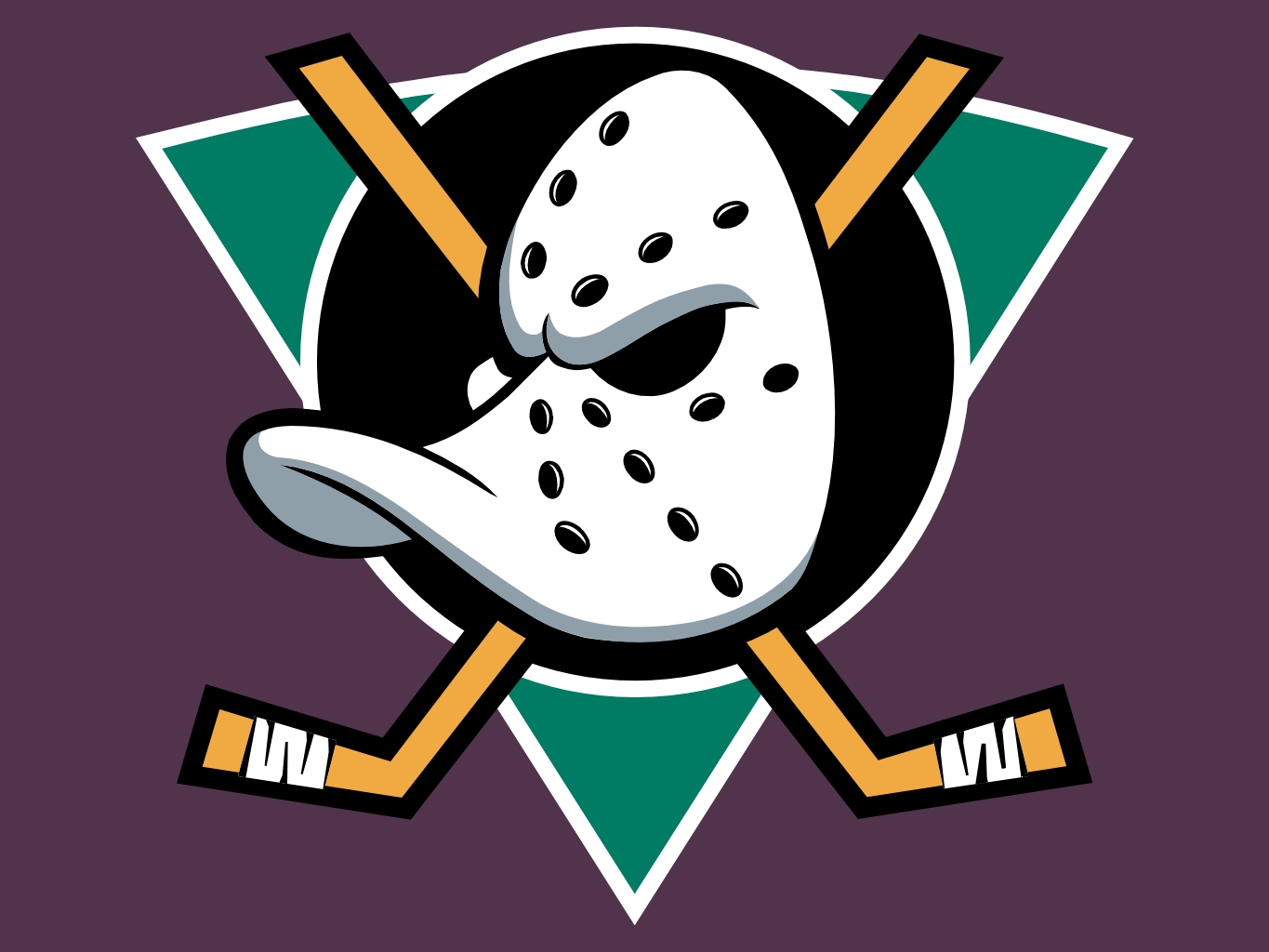 Ducks Logo Top Hockey Wallpaper Full HD