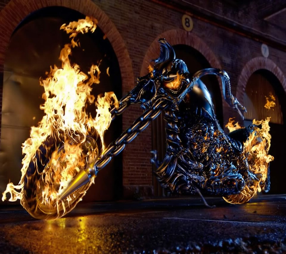 Ghost Rider Bike Pc Wallpaper Android