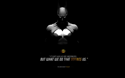 Batman Quotes The Dark Knight Wallpaper