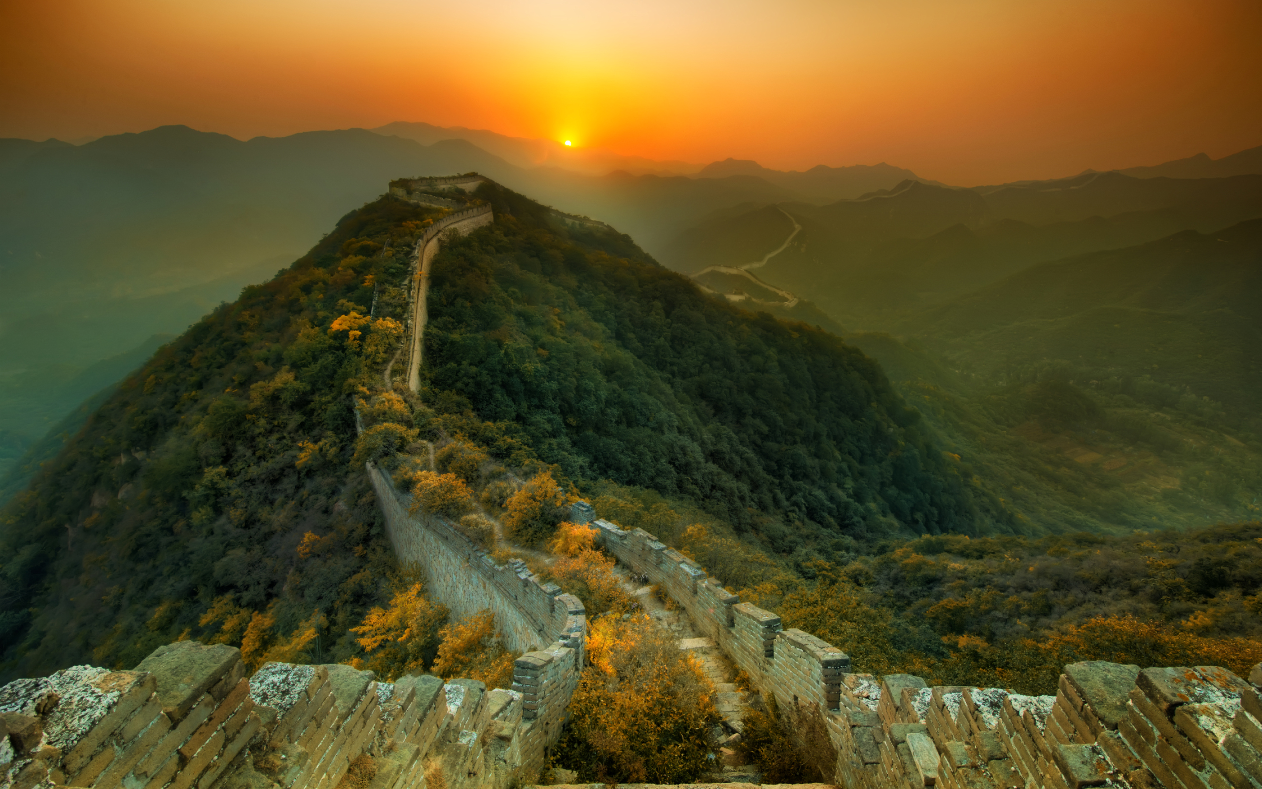 Great Wall Of China Wallpaper Widescreen R11l3ee