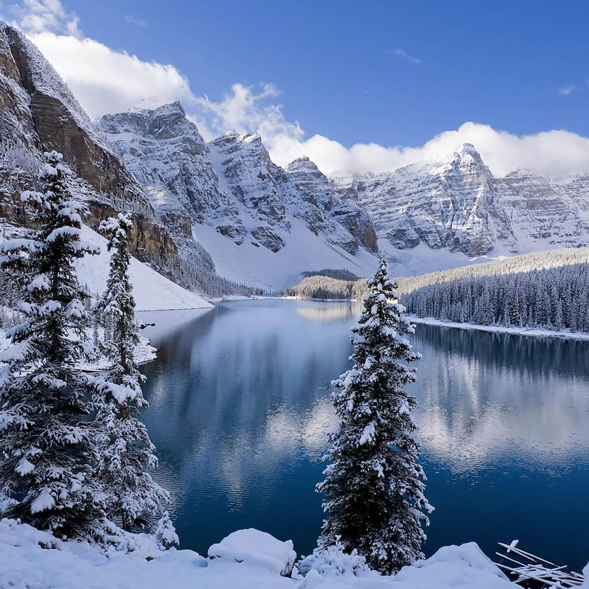 Winter Mountain Scenes Wallpaper