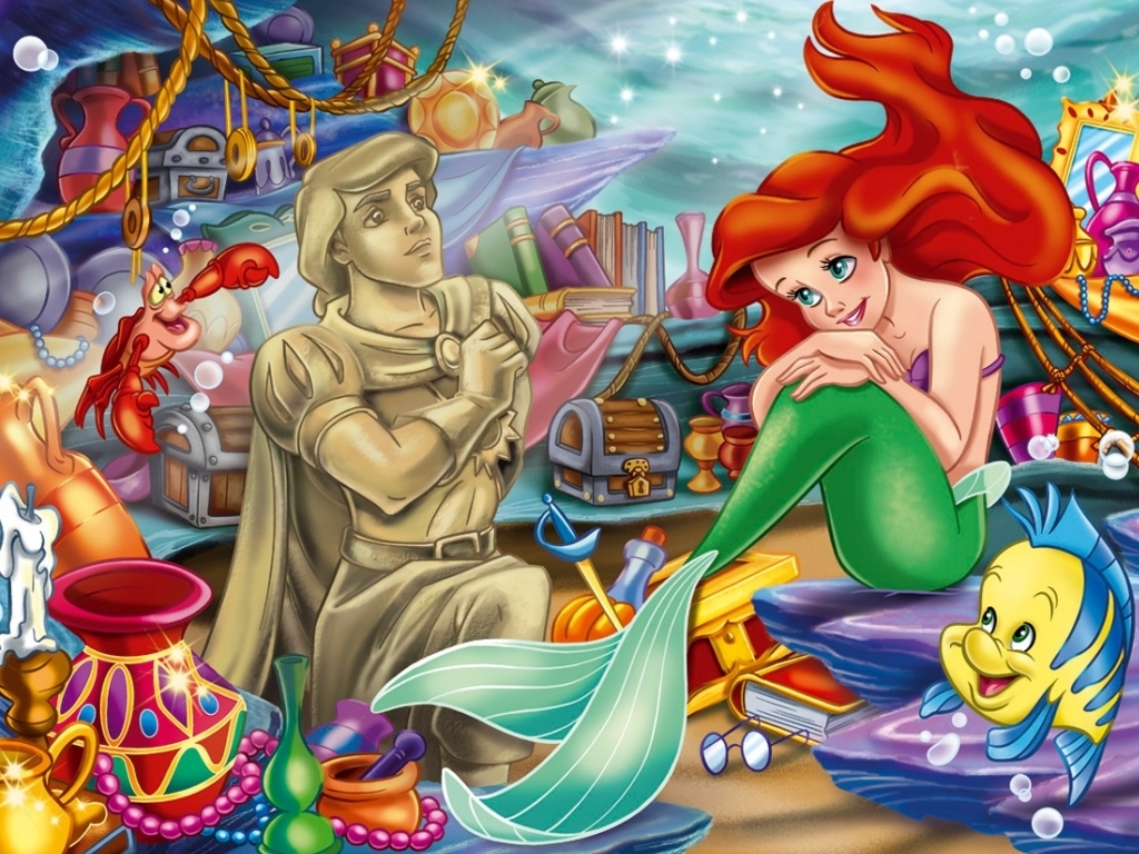 Ariel The Little Mermaid Wallpaper   Disney Princess Wallpaper