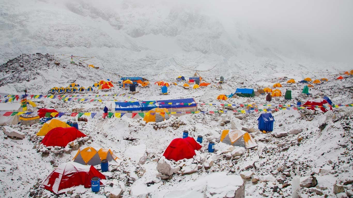 Khumbu Nepal Everest Base Camp At Kent Harvey