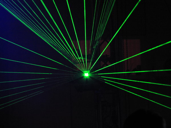 Rgbstock Stock Image Green Light Laser Show
